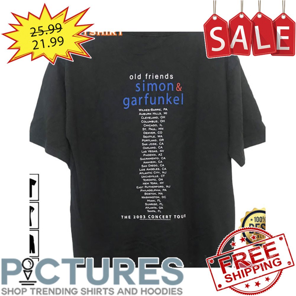 Simon And Garfunkel Old Friends Concert Tour shirt