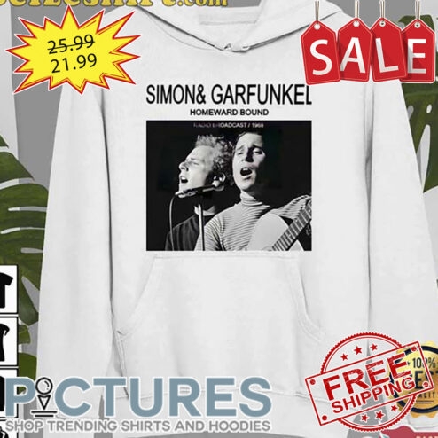 Simon Garfunkel Folk Rock Duo Paul Homeward Bound Radio Broadcast Shirt