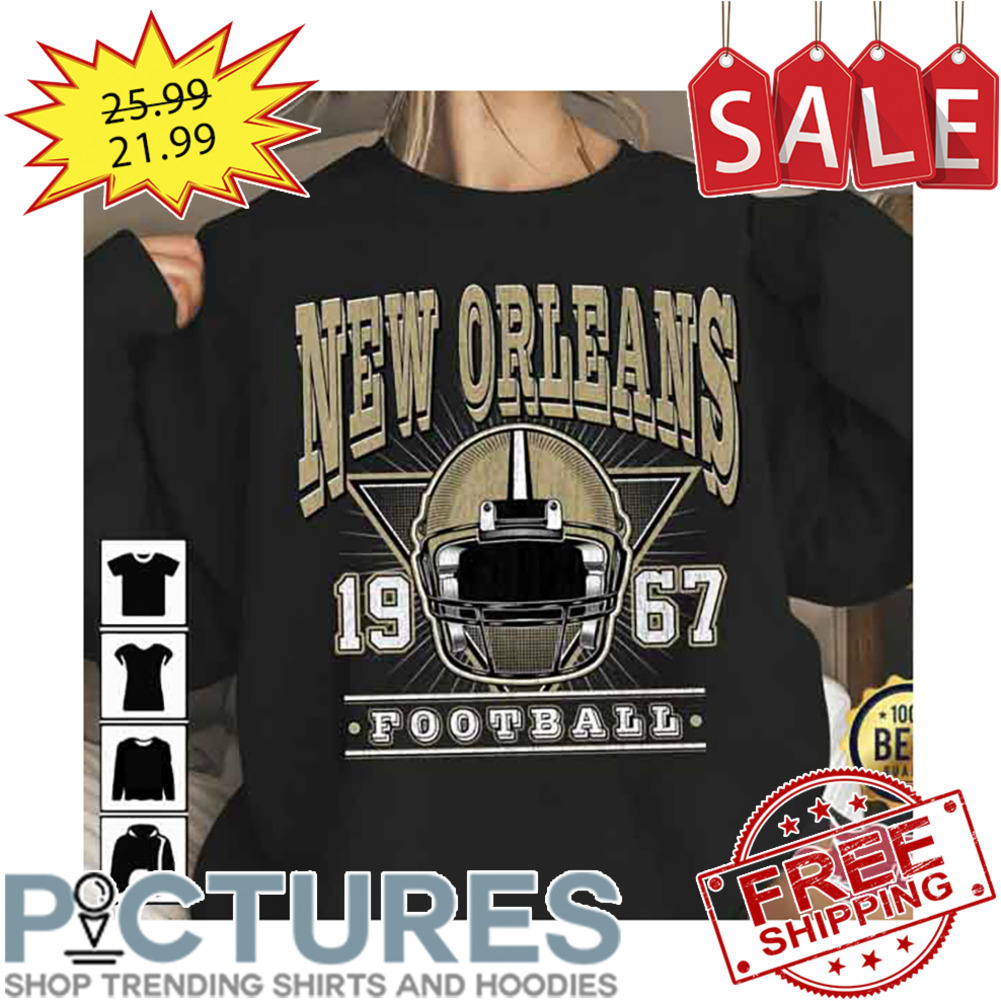 New Orleans Saints Helmet 1967 Football NFL shirt