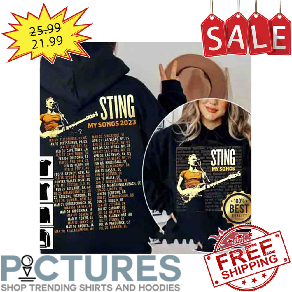 Sting My Song 2023 Tour shirt