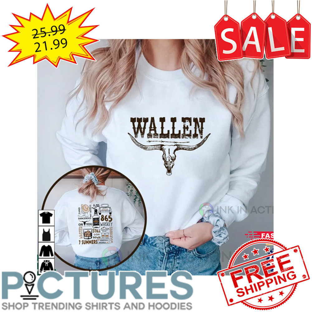 Wallen Western Whiskey Country Music shirt