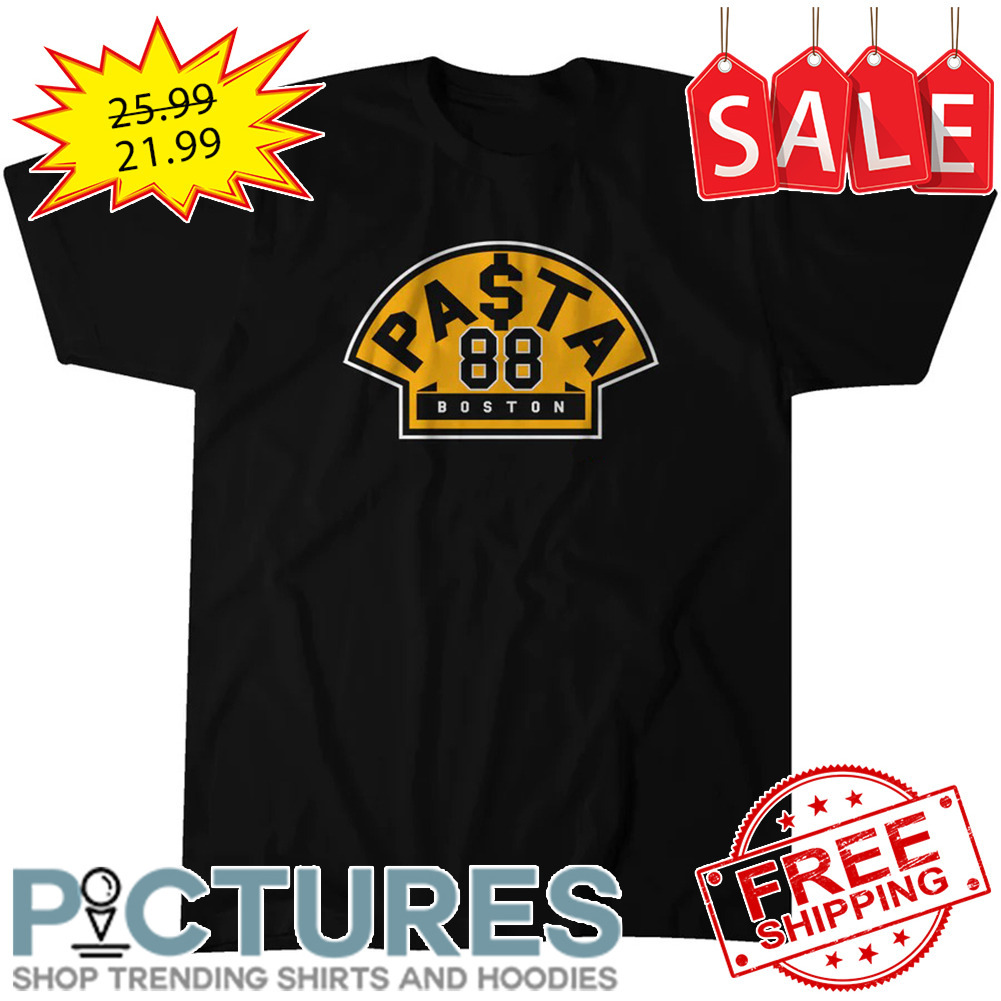 David Pastrnak Boston Bruins Youth Gold Branded One Color Backer T