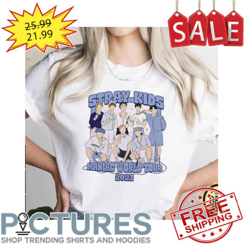 Maniac World Tour 2023 Stray Kids Maniac shirt