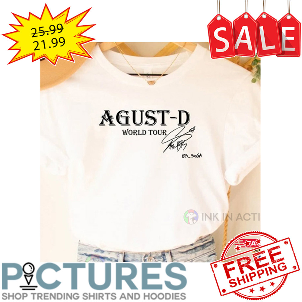 Agust D World Tour Signature Shirt