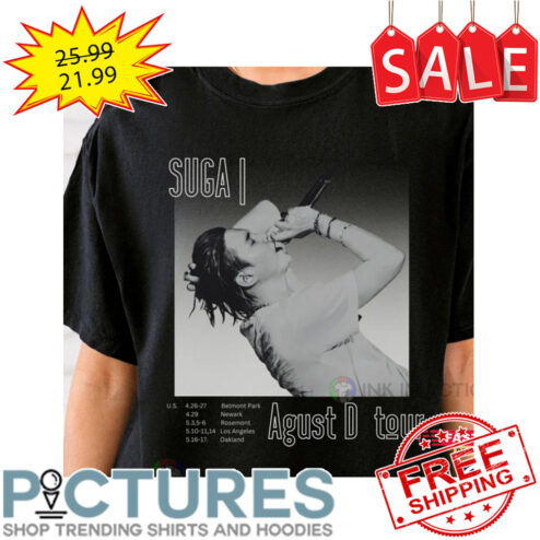BTS Min Yoongi Suga Agust D Tour Shirt