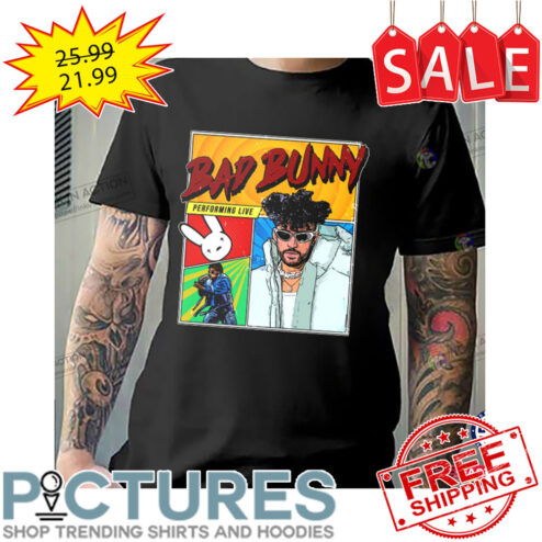 Bad Bunny Tour Art Vintage shirt