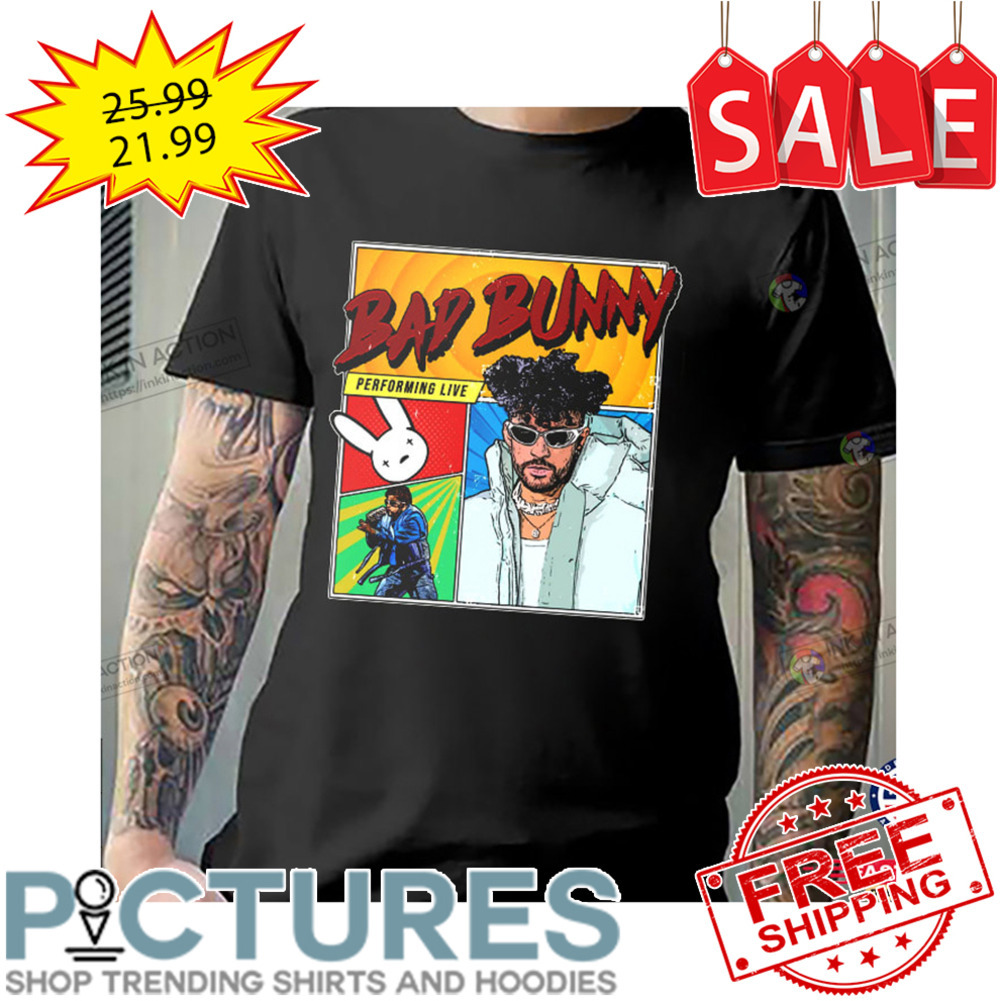 Bad Bunny Tour Art Vintage shirt