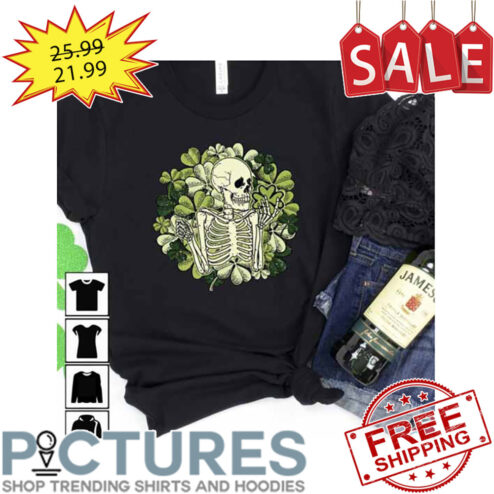 Skeleton Shamrocks St Patrick's Day shirt