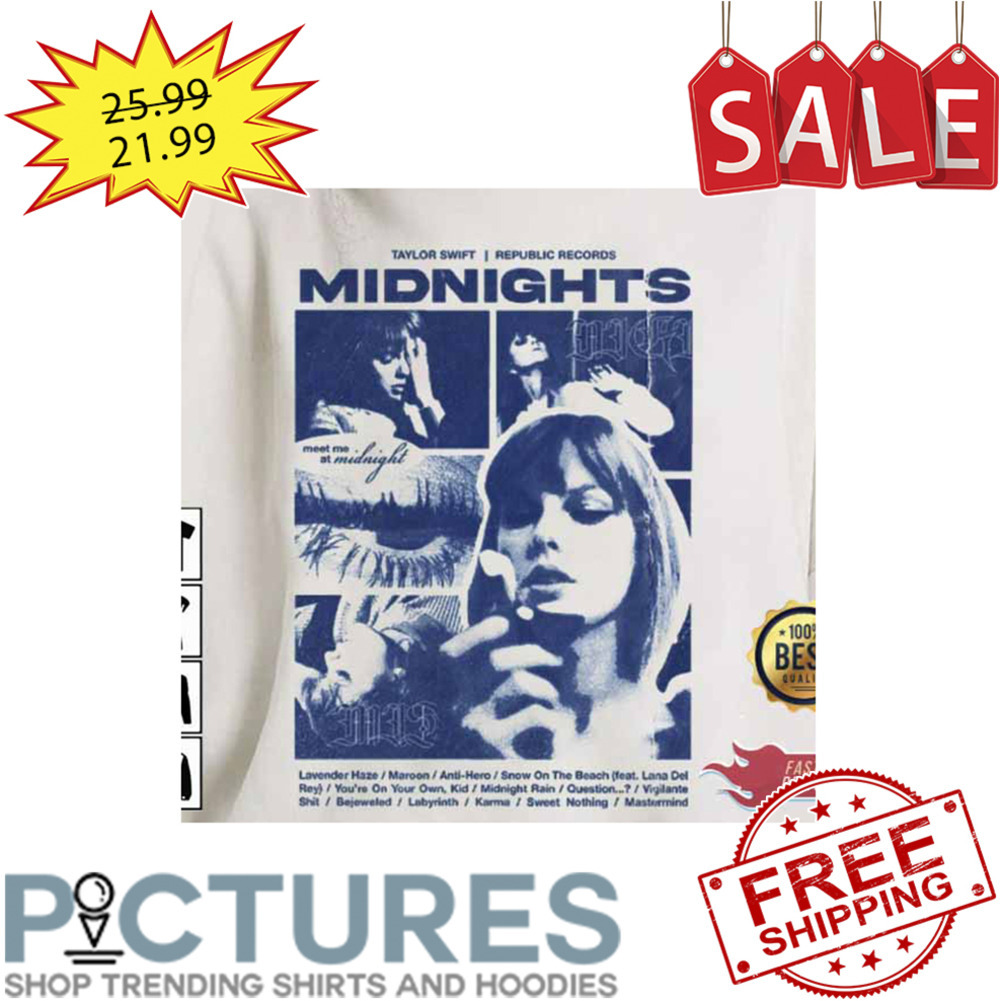 Taylor Fan Midnight The Eras Tour Shirt