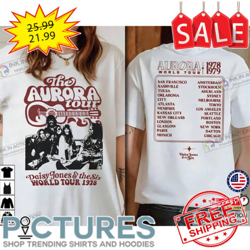 Aurora Concert Daisy Jones And The Six Tour 2023 Shirt