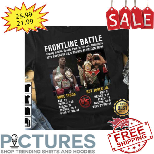 Mike Tyson Vs Roy Jones Jr shirt
