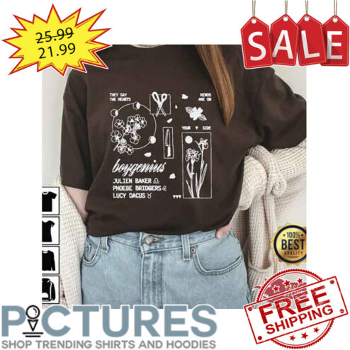Phoebe Bridgers Boy Genius Cyanotype shirt