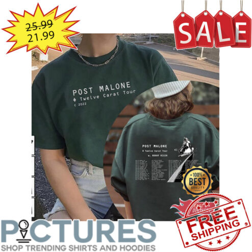 Post Malone Twelve Carat Tour 2023 shirt
