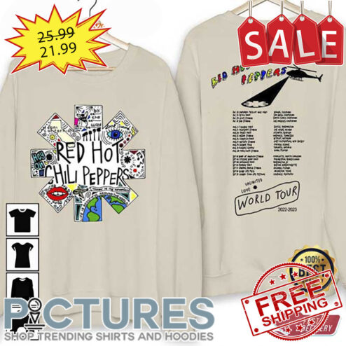 Red Hot Chili Peppers World Tour 2023 Shirt