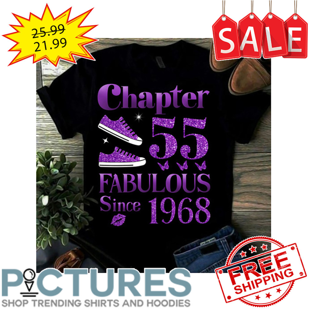 Shoes Chapter 55 Fabulous Since 1968 Purple Glitter shirt