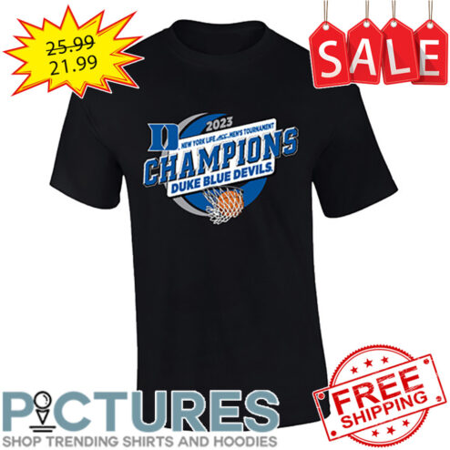 Duke 2023 New York Life ACC men's Tournament Champions Duke Blue Devils shirt