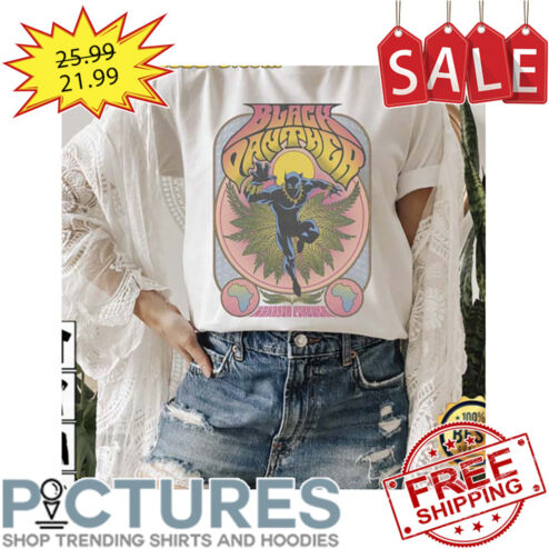 Marvel Black Panther Vintage 70s Poster shirt