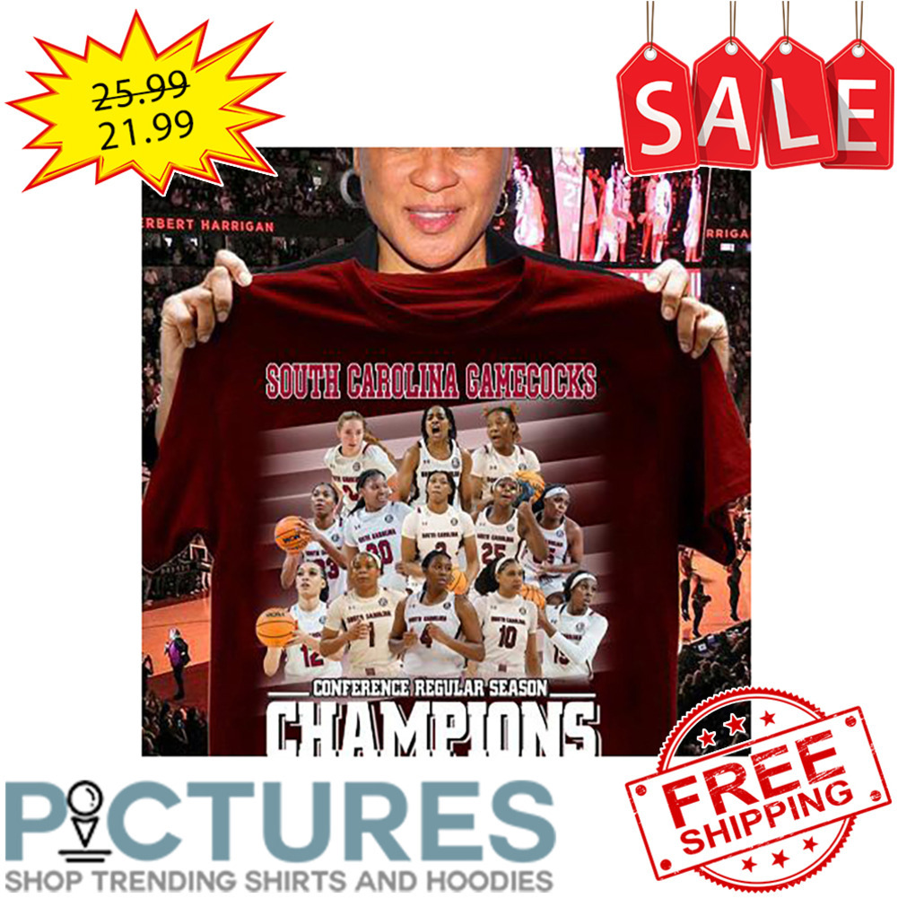 South Carolina Gamecocks Conference Regular Season Champions Women's Basketball shirt