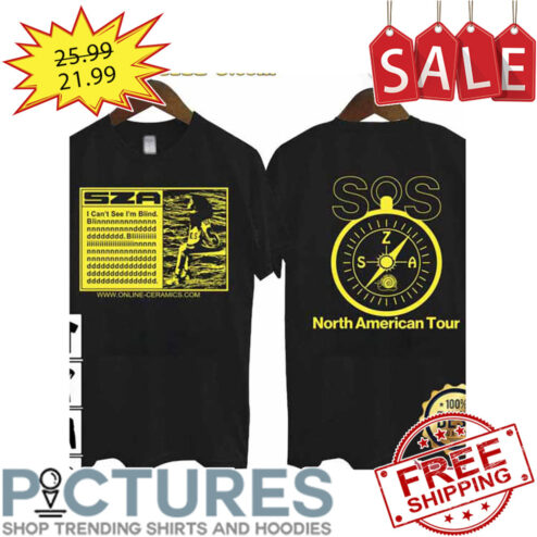 SZA I Can’t See I’m Blind North American Tour shirt