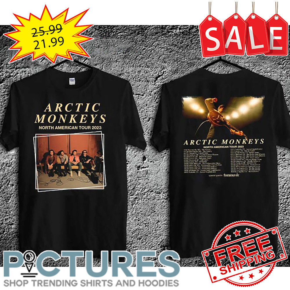 2023 Arctic Monkeys North American Tour Music Band Music shirt