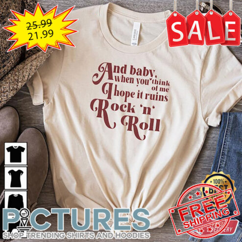 Daisy Jones and The Six Aurora World Tour shirt
