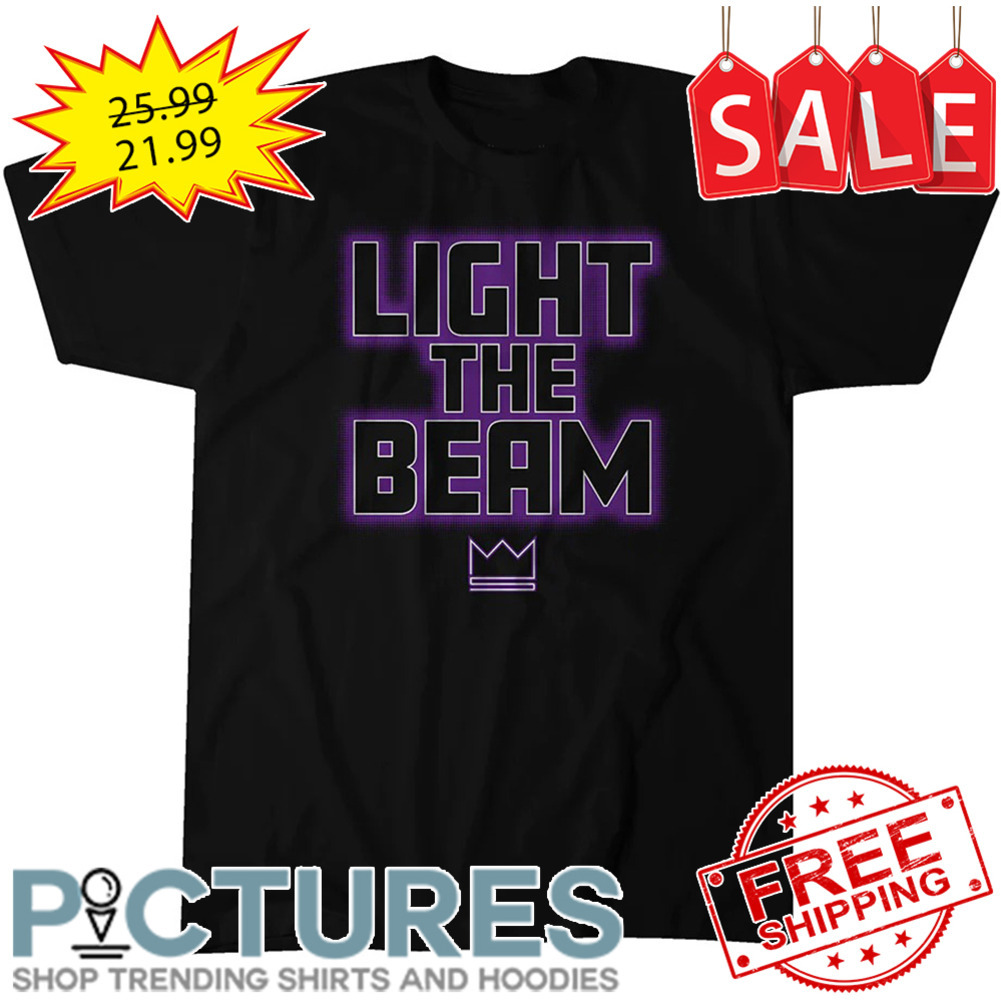 Light The Beam Sacramento Kings NBA shirt