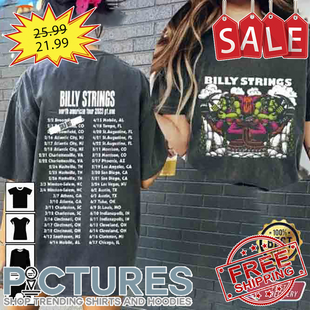 Billy Strings North American Tour 2023 Shirt