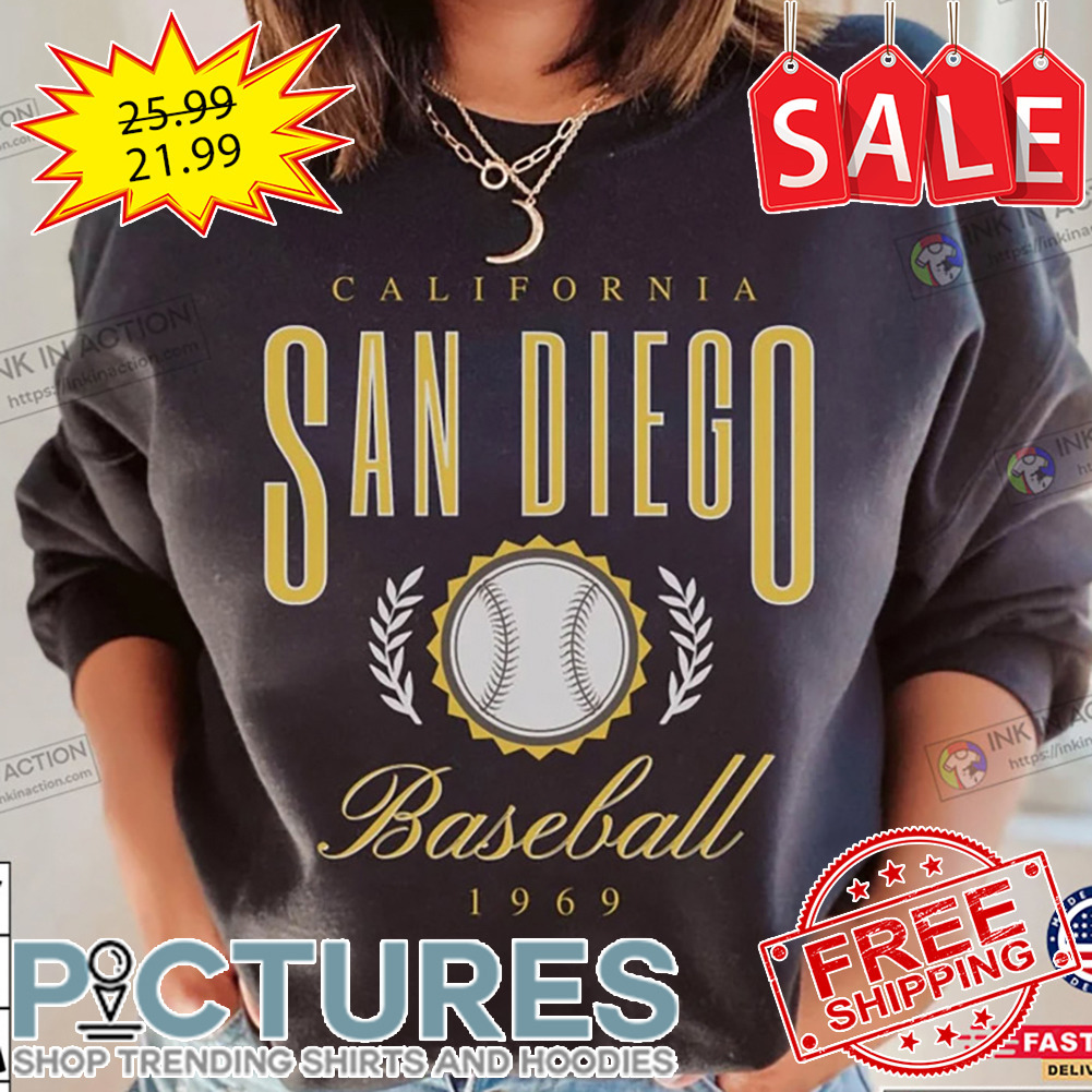 California San Diego Padres Baseball 1969 MLB shirt