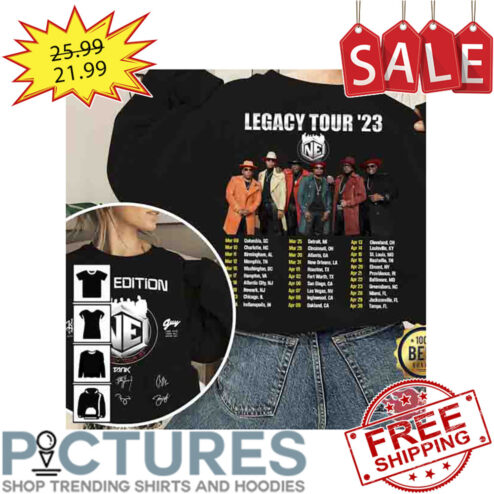 New Edition Band R’B Music Tour 2023 shirt