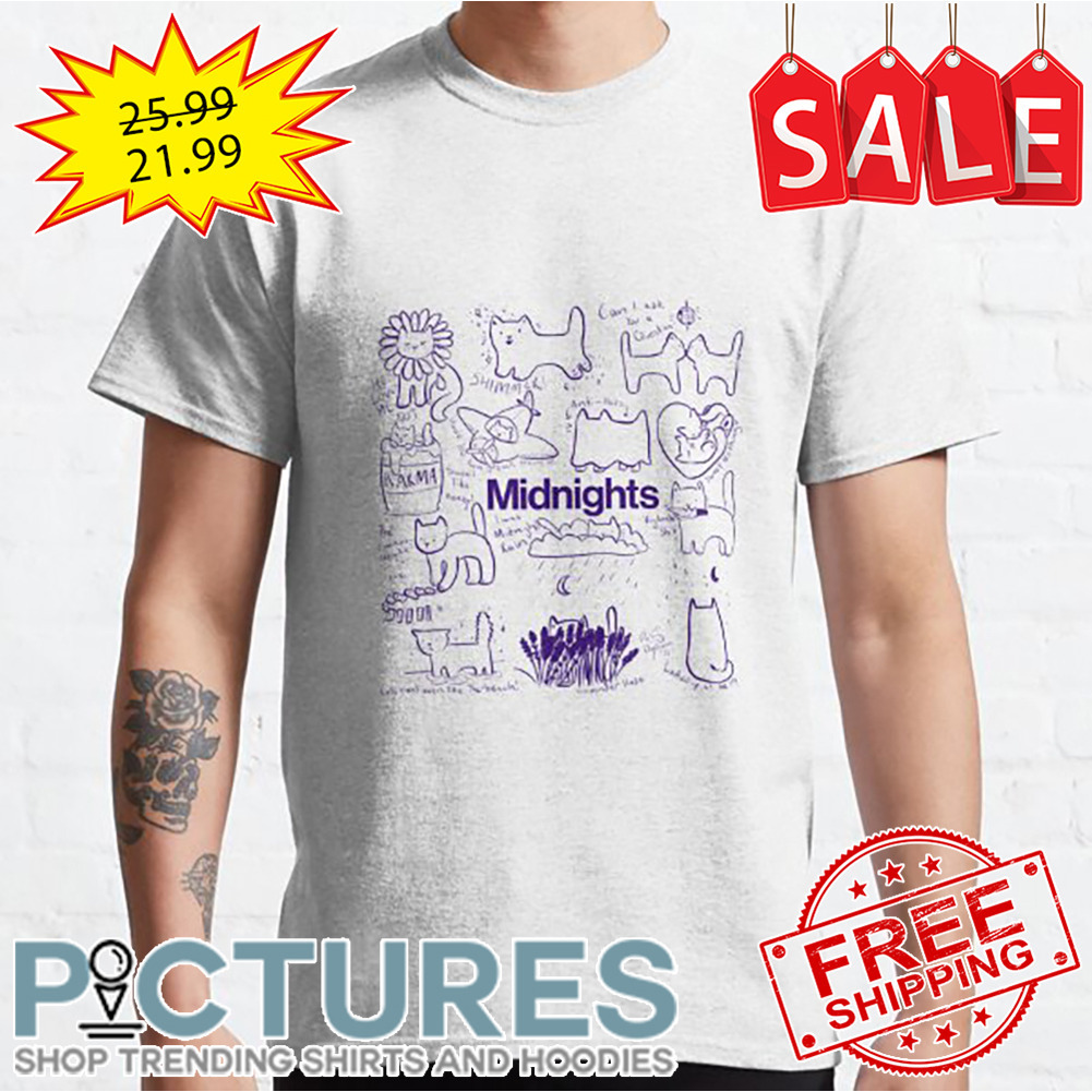 Taylor Midnights cats Album Lyrics shirt