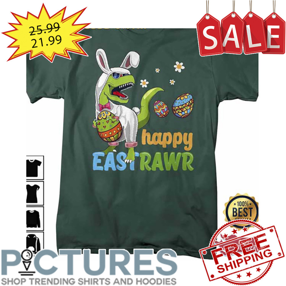 T-rex Happy Eastrawr Easter Day shirt