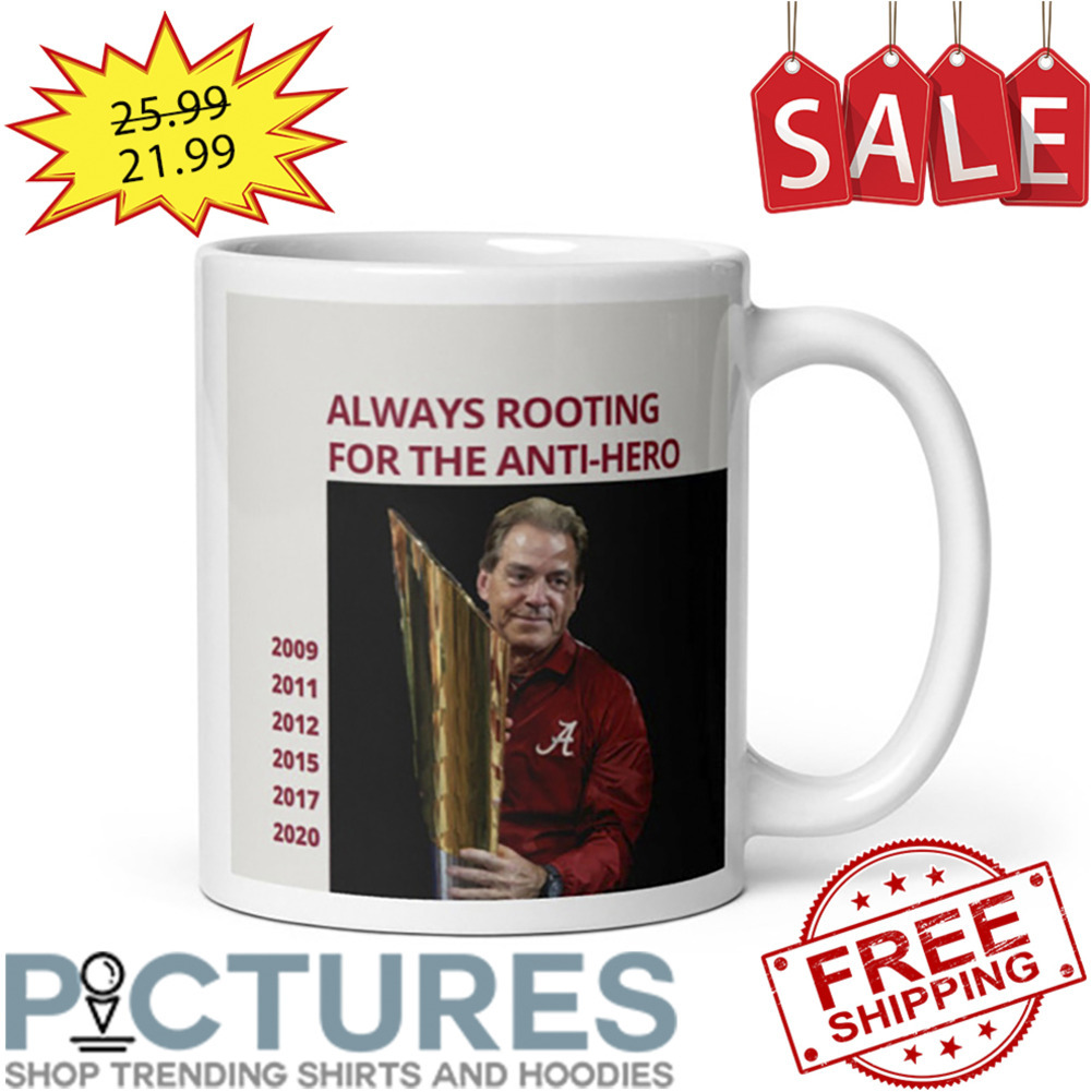 Nick Saban Taylor Midnights Album Cover White Gossy Mug