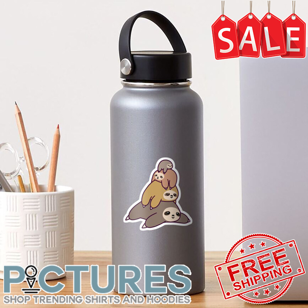 Sloth Stack Sticker