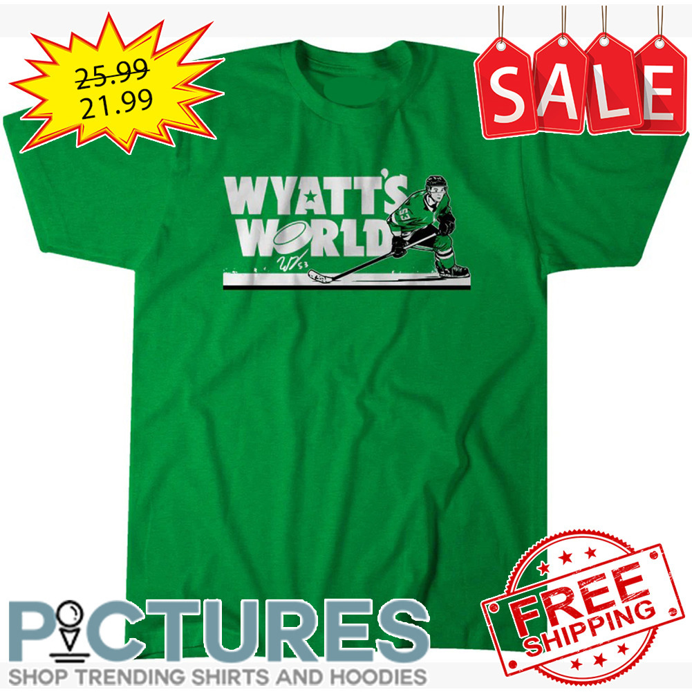 Wyatt Johnston World Dallas Stars NHL Signature shirt