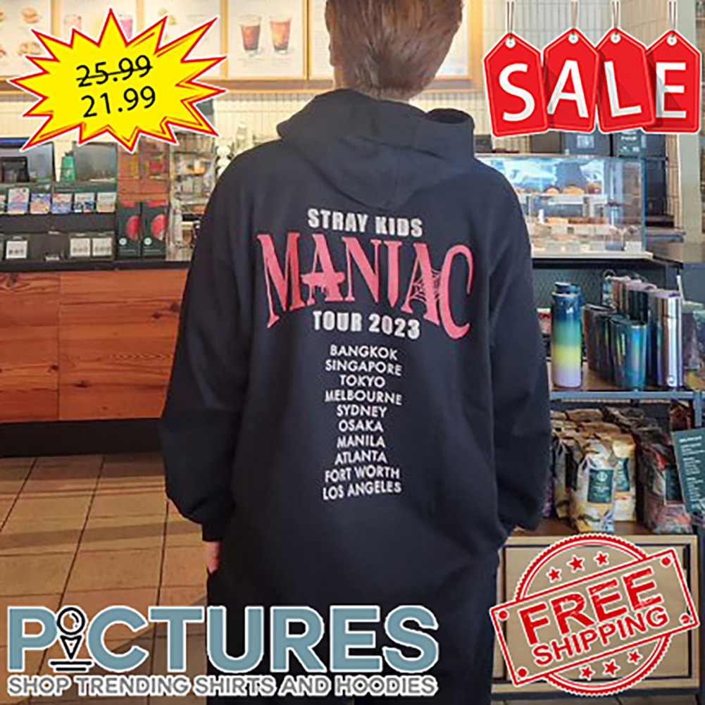 Stray Kids buy Maniac Tour Hoodie Official