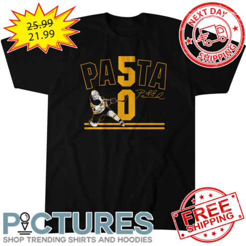 David Pastrňák 50 Boston Bruins NHL Signature shirt