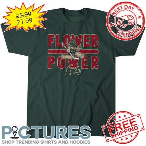 Marc-André Fleury Flower Power Minnesota Wild NHL Signature shirt