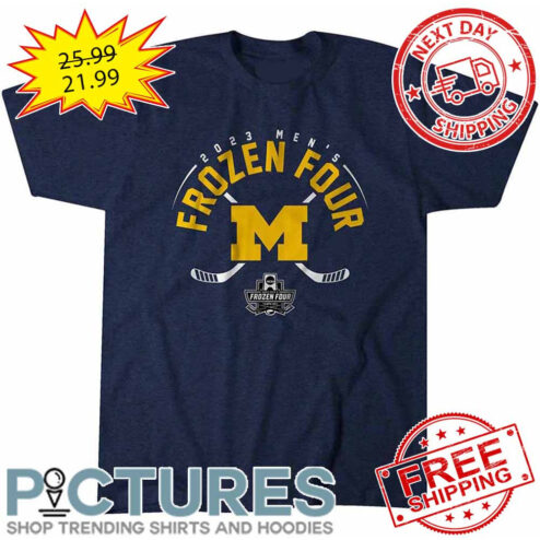 Michigan Wolverines 2023 Men's Fozen Four Final Four NCAA shirt
