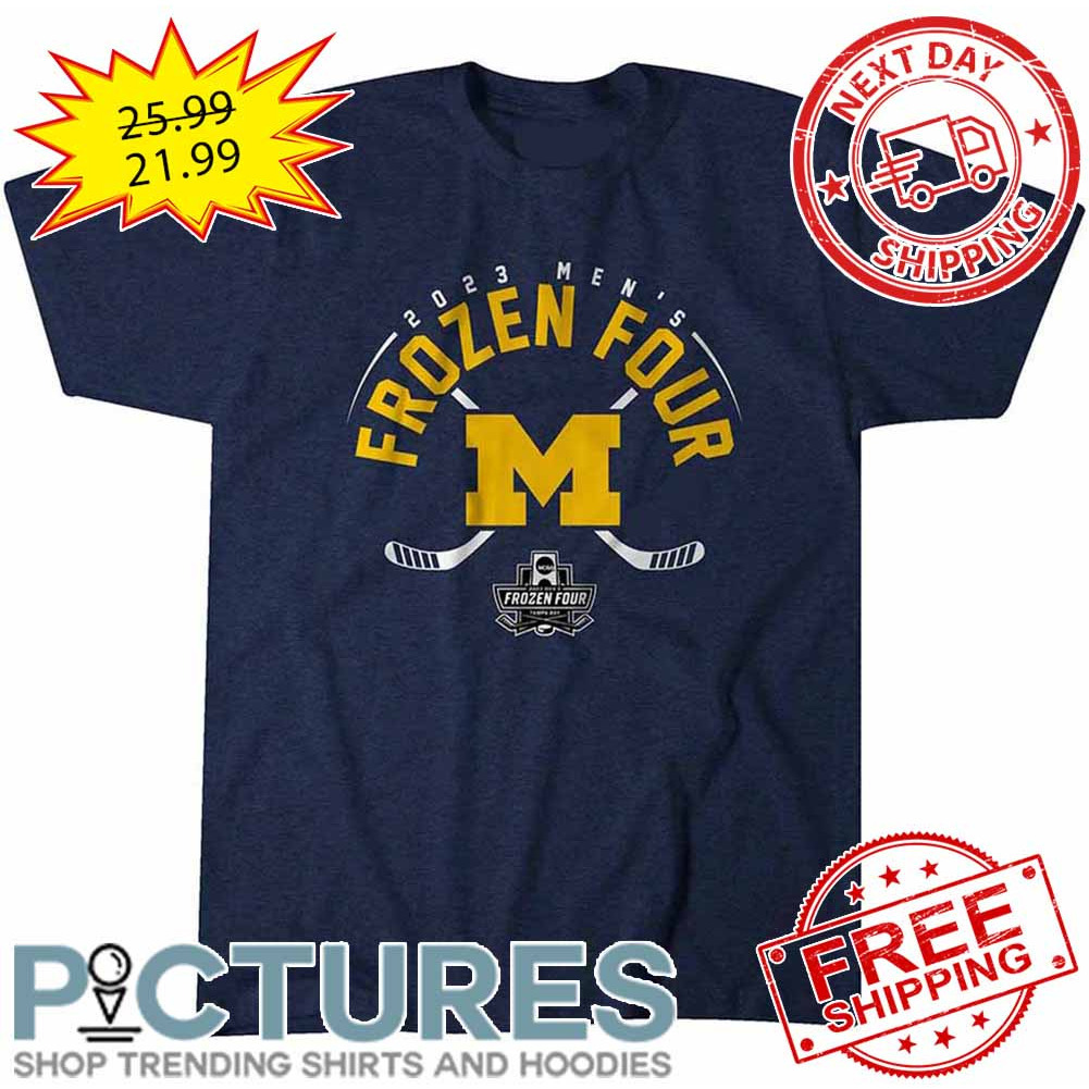 Michigan Wolverines 2023 Men's Fozen Four Final Four NCAA shirt