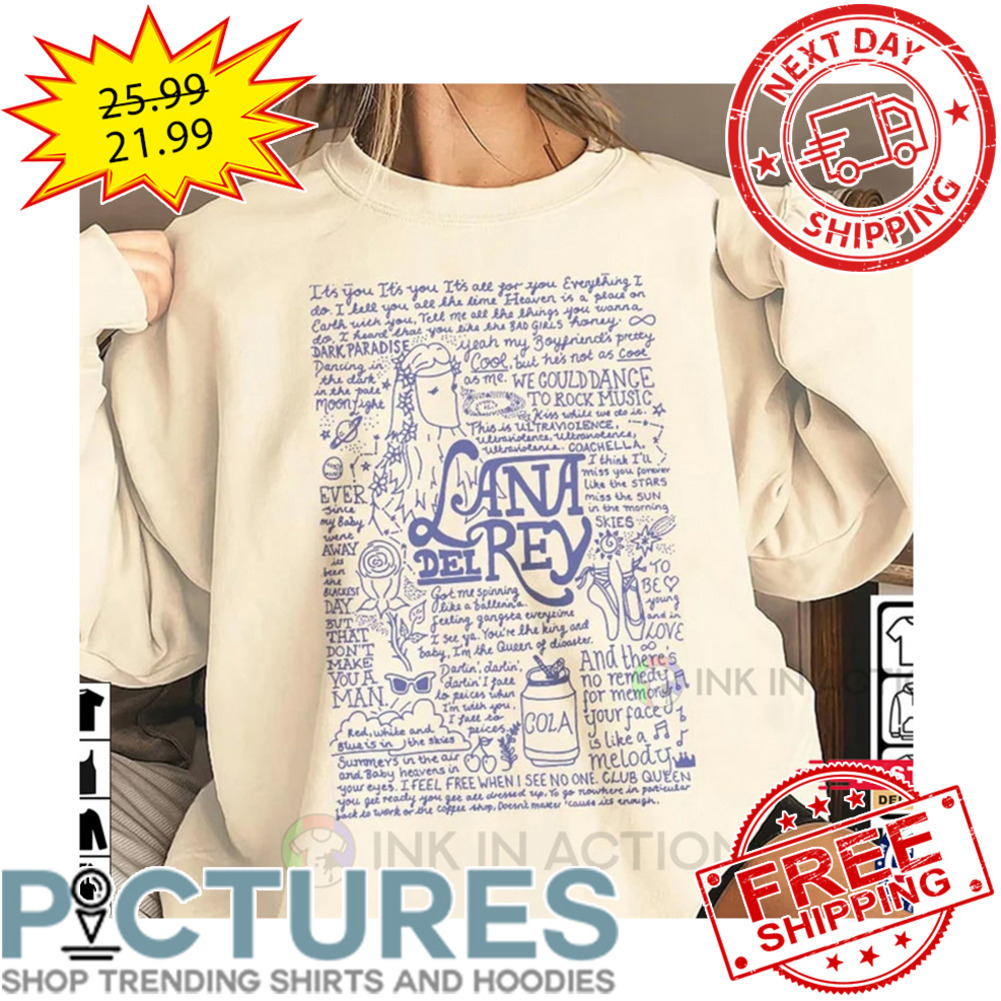 Lana Del Rey Music Tour shirt