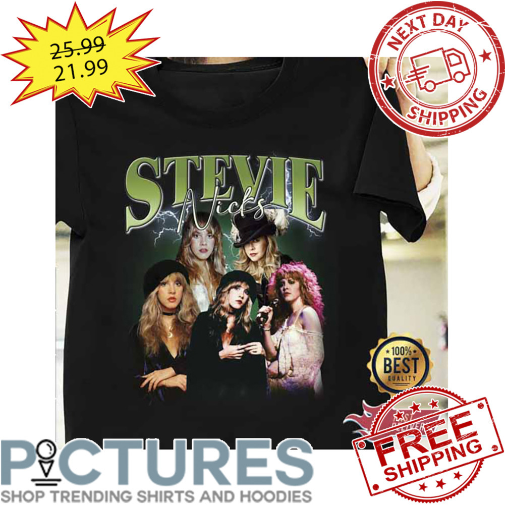 Stevie Nicks Homage Vintage Signature shirt