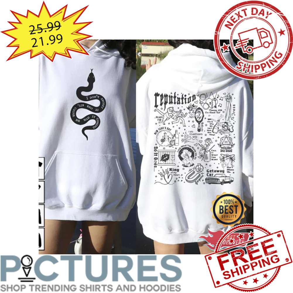 TS Music The Eras Tour Reputation Tracklist shirt