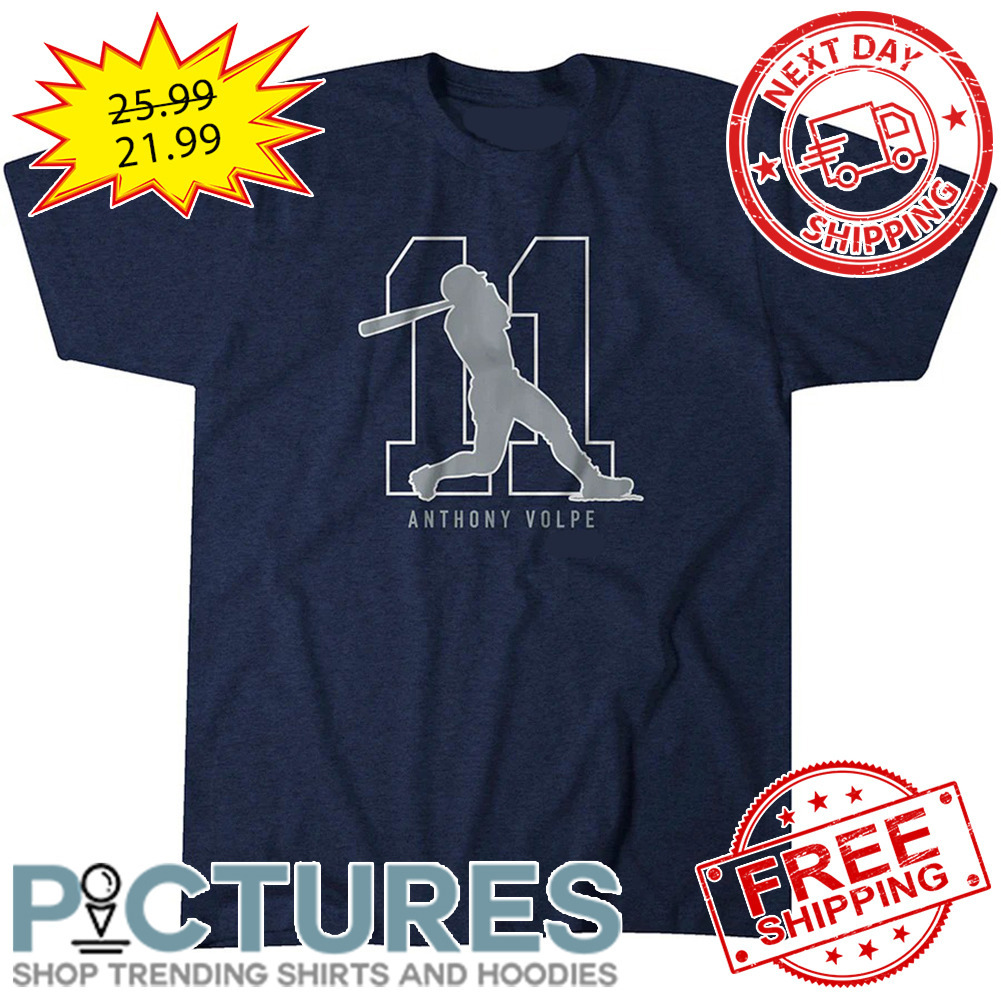 FREE shipping Anthony Volpe Number 11 New York Yankees MLB shirt, Unisex  tee, hoodie, sweater, v-neck and tank top
