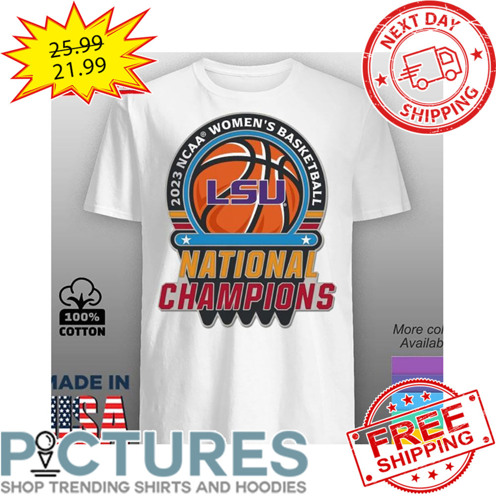 LSU Tigers 2023 NCAA Women's Basketball National Champions White