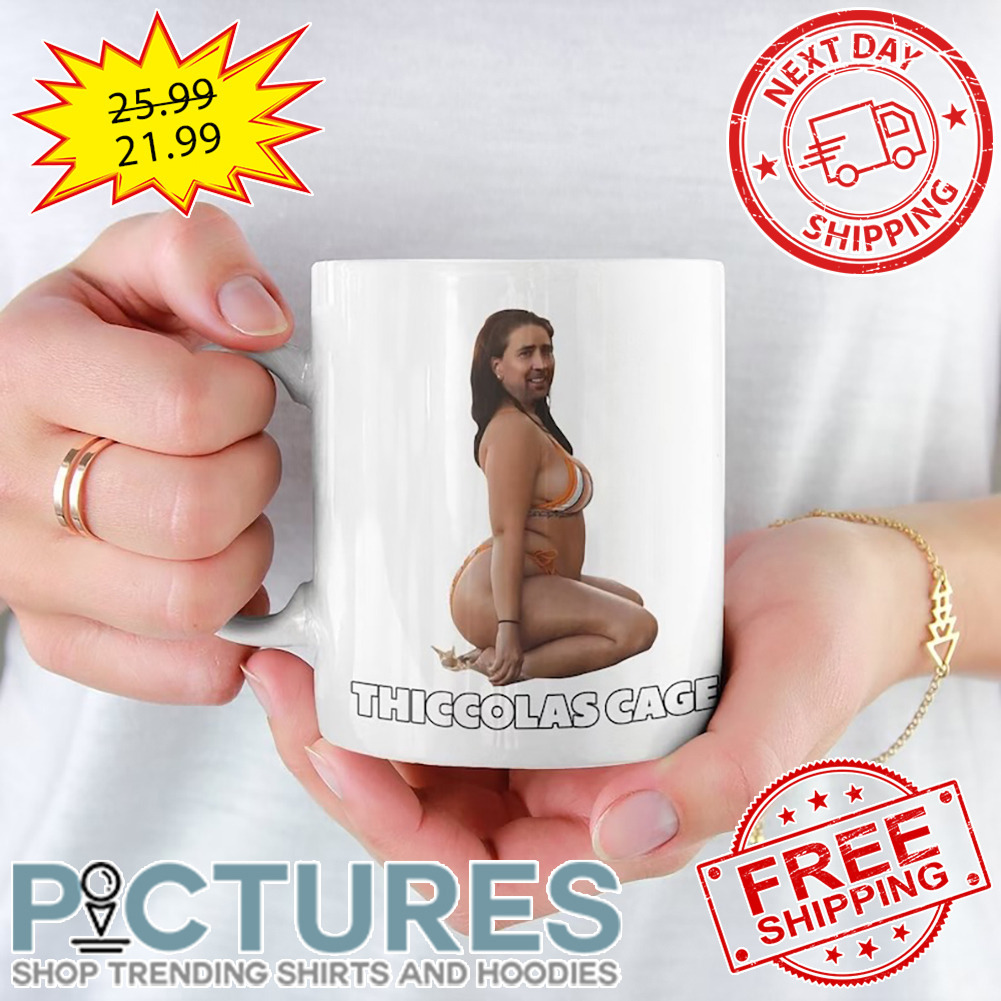 Thiccolas Cage Funny Mug