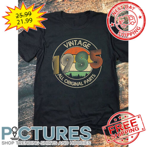 Vintage 1985 All Original Parts Retro Sunset shirt