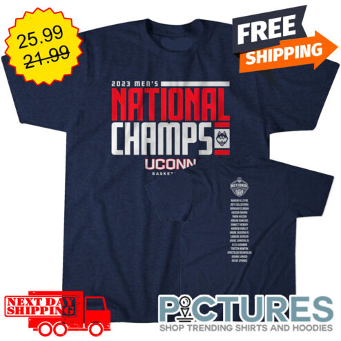 UConn Huskies 2023 Men's National Champs NCAA shirt