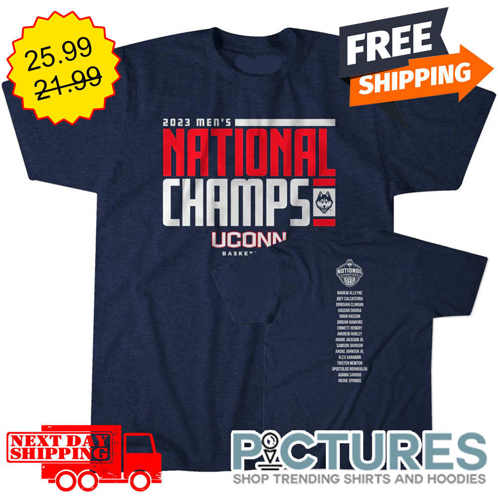 UConn Huskies 2023 Men's National Champs NCAA shirt