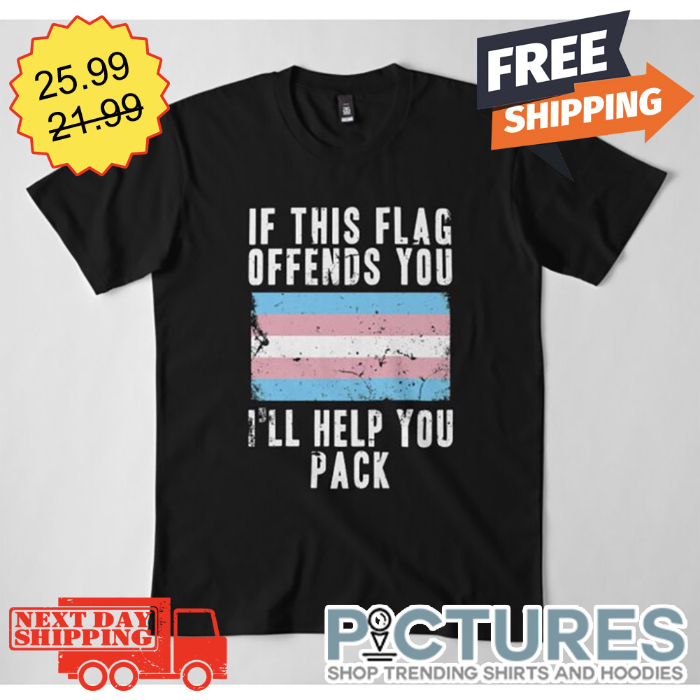 If This Flag Offends You I'll Help You LGBTQ Flag shirt