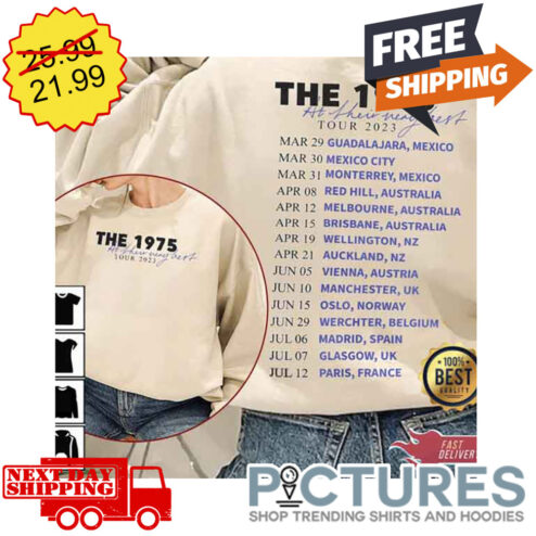 1975 At Their Very Best Tour 2023 shirt